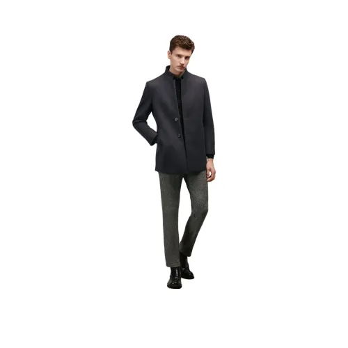 JODOLL Элегантное Серое Мужское Пальто