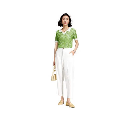 Fog Повседневные брюки Женские Натуральный белый