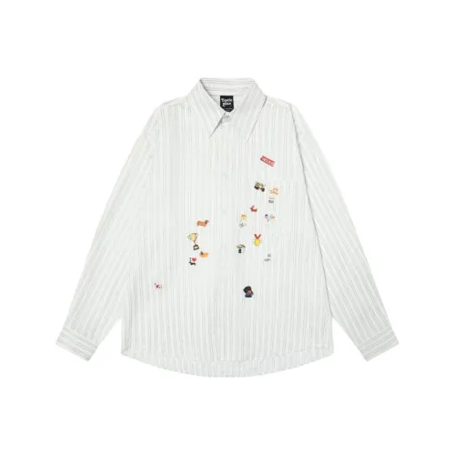 HYLHYL Белая унисекс рубашка