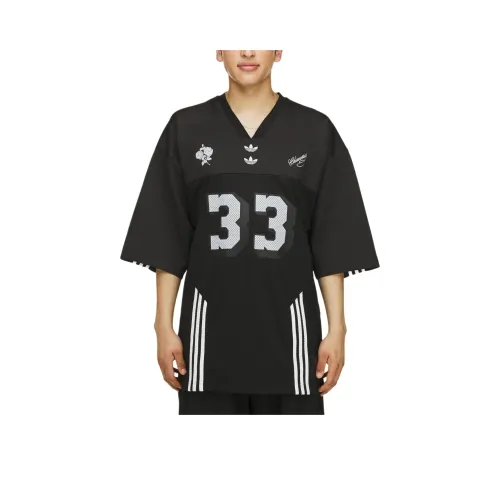 Adidas Originals x WILLY CHAVARRIA Синий SS25 Футбол Джерси Мужской Черный