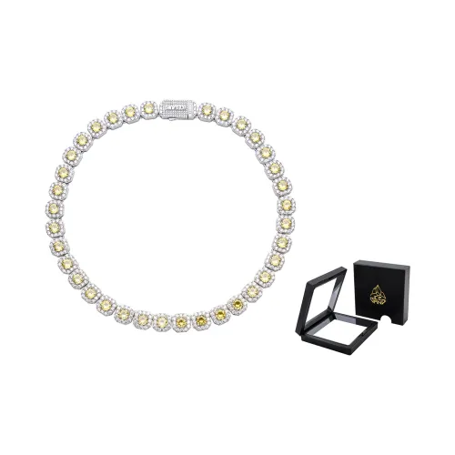 ICEGANG Циркон Ожерелья Унисекс