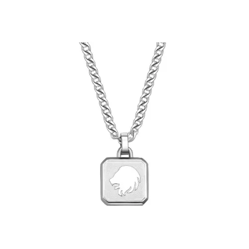 BROSWAY Титановые стальные ожерелья мужские серебряные