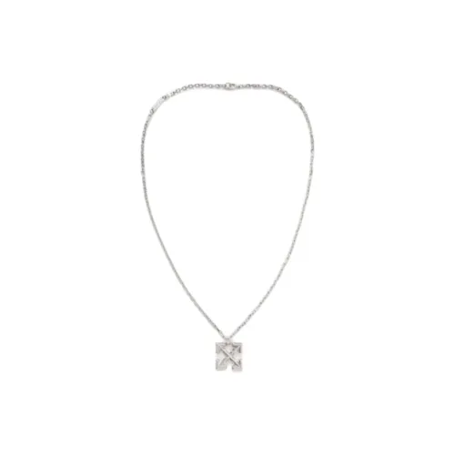 Off Белый Metal Necklaces Мужской
