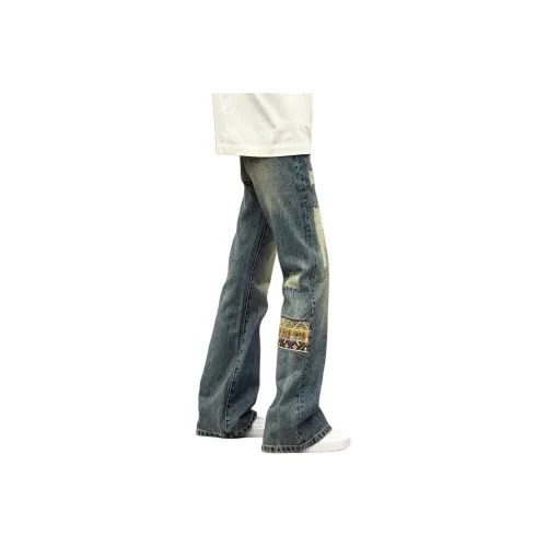 UPWARD LAB Blue Unisex Jeans