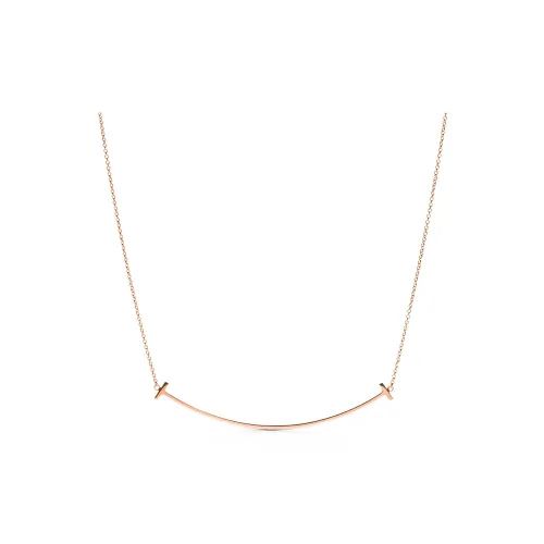 TIFFANY & CO. Подвеска Smile Розовое Золото 18 Карат Размер Small