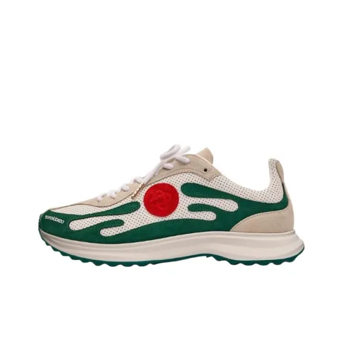 CASABLANCA Низкий топ Повседневная обувь Женская Зеленая