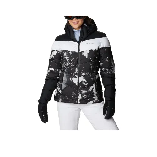 Columbia Abbott Peak Omni Термо Thermarator Omni Tech Полотняное переплетение Полиэстер Microtemp SKI Топ Женские