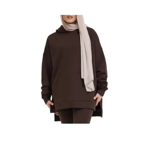 ONER ACTIVE All Day Longline Толстовка Толстовка Женская Коричневая