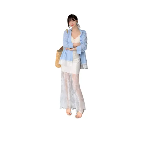 RDRE Синие Женские Рубашки