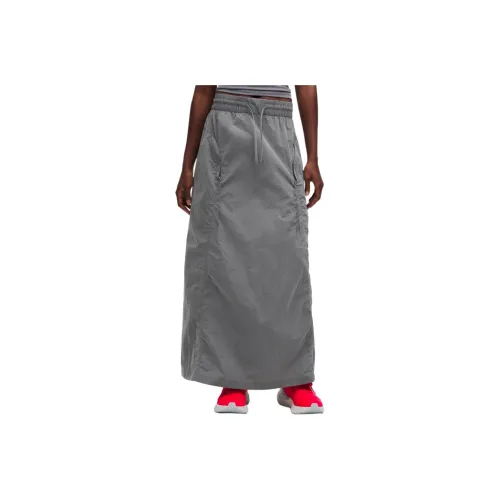 lululemon x SLNSH Ткани вязаные Повседневный Длинный Юбка Женские