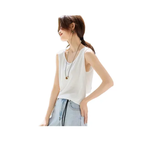 MOHANYIMEI Белый Женские Майки