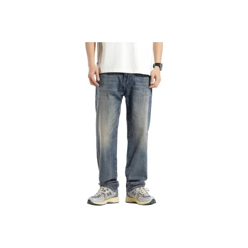 SUNDACE Ностальгический синий Мужские Джинсы