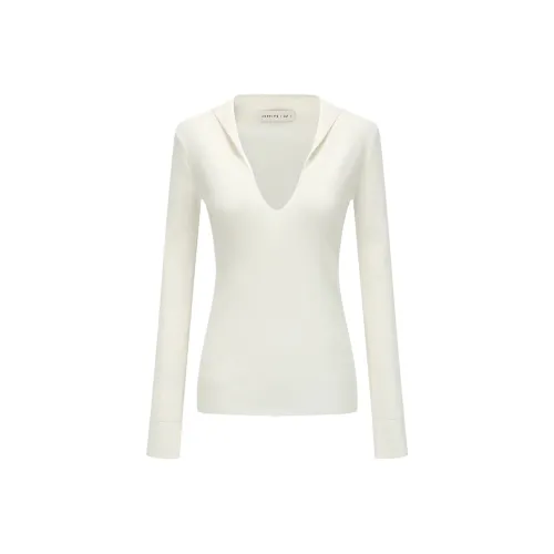 SWAYING KNIT Белый Женские Кашемировые Свитеры