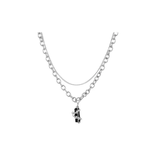 AKAK Титановые стальные ожерелья для мужчин