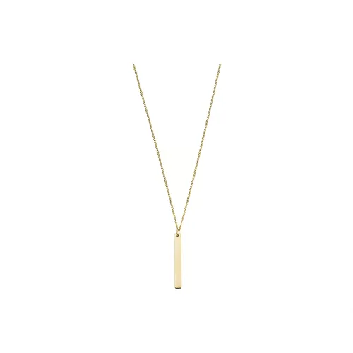 FOSSIL Нержавеющая сталь Ожерелье Женское Золото