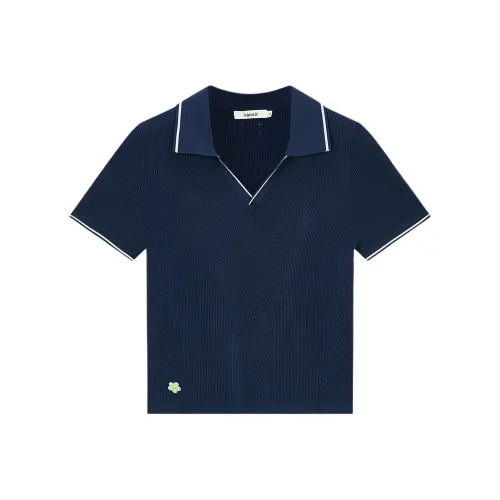 Sanse Темно-синий Женское Поло