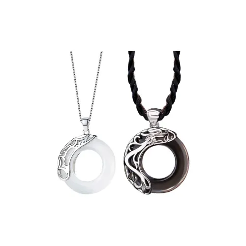 AWD Цветное стекло Ожерелья Унисекс