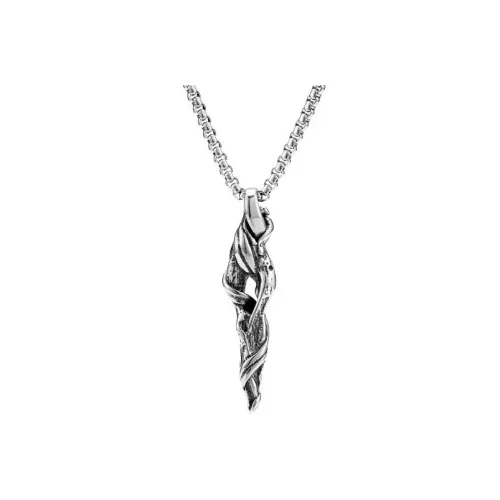 ZWU Титановые стальные ожерелья для мужчин