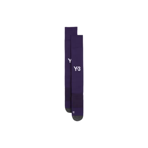 Y 3 Purple Men's Football Socks Y 3 Фиолетовые Мужские Футбольные Носки