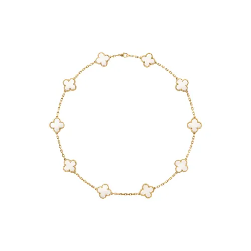 Van Cleef Arpels Alhambra Four Leaf Lucky Series 18К золото Ожерелья Женские
