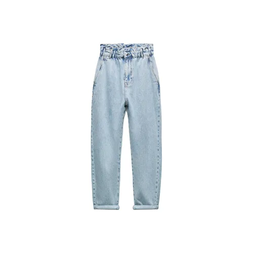 ZARA Синие Женские Джинсы