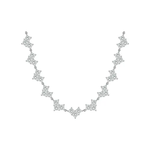 Abyb Charming Синтетический Кубический Цирконий Стразы Ожерелье Женское