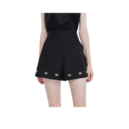 AIVEI Черные Женские Повседневные Шорты