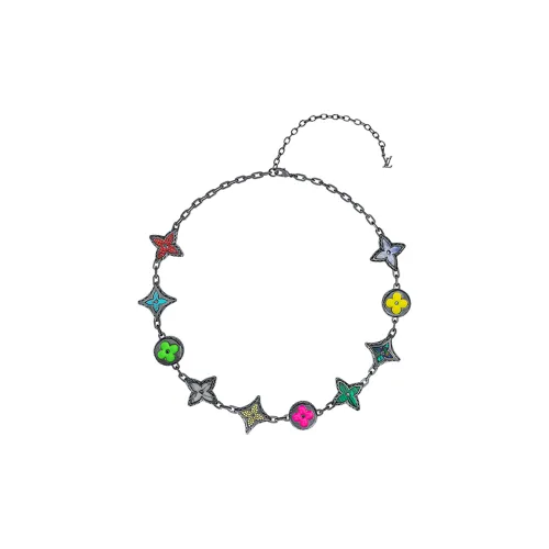 LOUIS VUITTON Металл Смола Эмаль Ожерелья Мужской Многоцветный