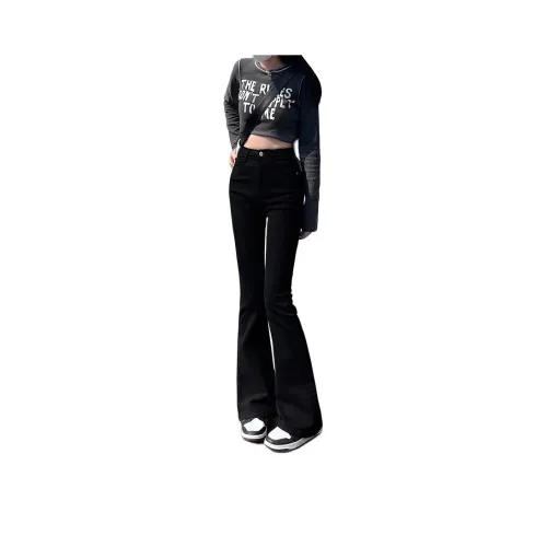 OMOIDAS Черные Женские Джинсы