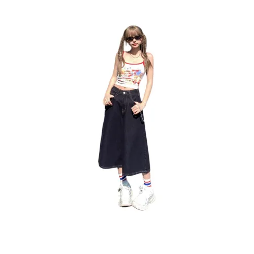 BRN Темно-синие брюки-капри женские джинсовые шорты