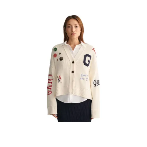 GANT Трикотаж Женский Кремовый Белый
