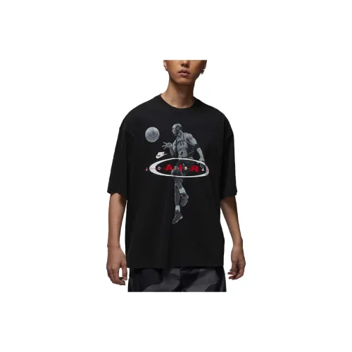 Jordan Air Черные Мужские T-Рубашки