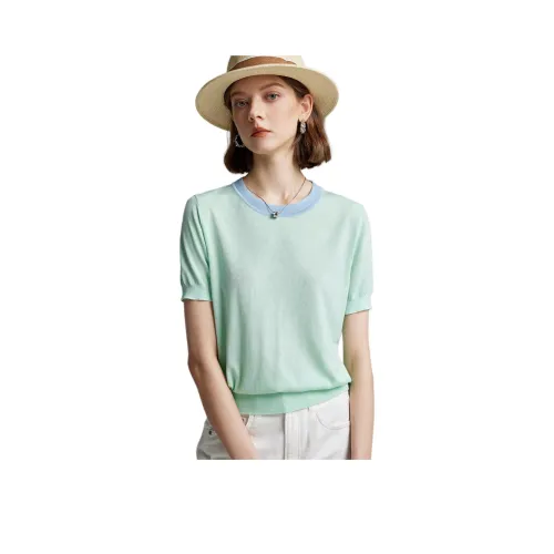 Fog T Рубашка Женская Светло-Зеленая