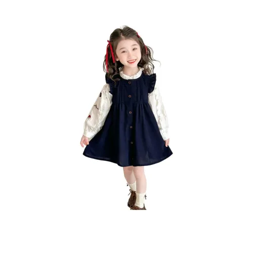 Детский комплект с юбкой для детей 3-7 лет Your Royal Highness синий