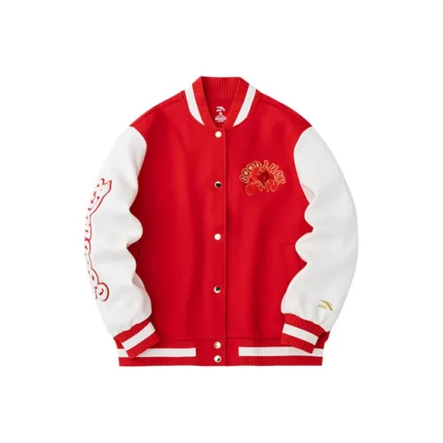 ANTA Sports Life Collection Бейсбольная куртка Женская Богатая Красная