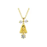 Серебро S925 - Элегантное ожерелье Dance (Золотой)