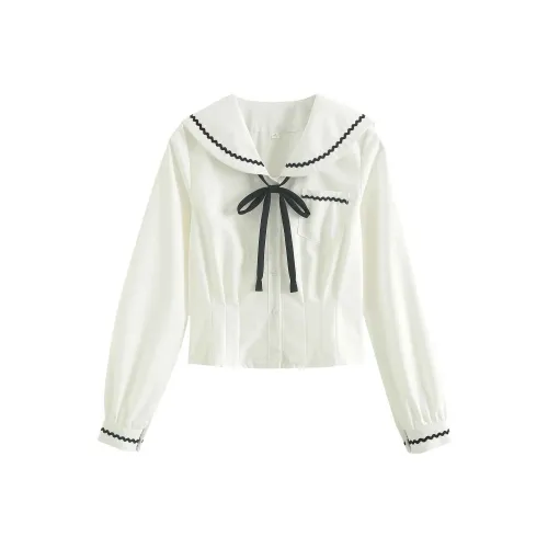 Luohua Candy QingYun Женская Одиночная Упаковка Длинный рукав + Галстуки-бабочки Женская Униформа