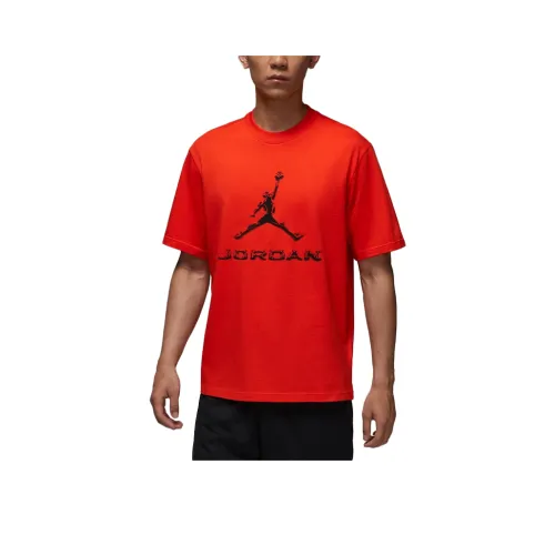 JORDAN Оранжевый Красный Мужская T-Рубашка