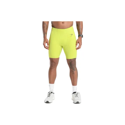 GYMSHARK Желтые Мужские Спортивные Шорты