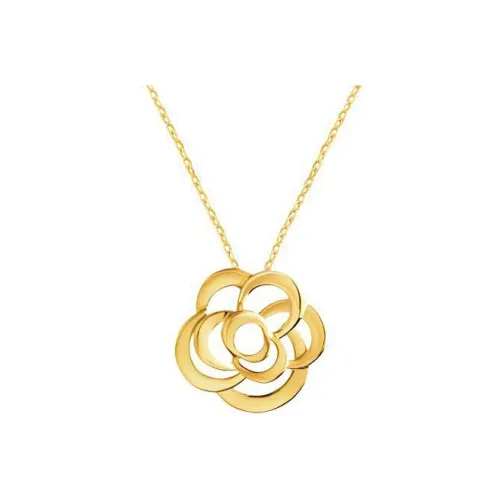 CHANEL Колье Fil De Camélia Желтое Золото 18 Карат