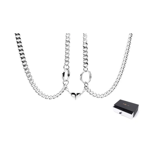 DAP Титановая сталь Ожерелье Серебряное Унисекс