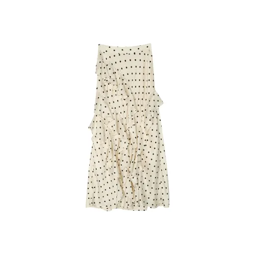 Summer Hooray Абрикос Женские Повседневные Длинные Юбки