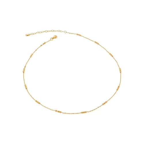 Monica Vinader 18К золото посеребренные ожерелья женские золотой