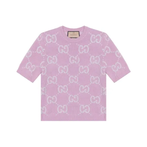 GUCCI SS24 Свитер Женский Розовый