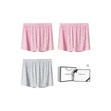 Светло-розовый + Светло-розовый + Светло-серый [Охлаждающий леопардовый принт, ледяной шелк]