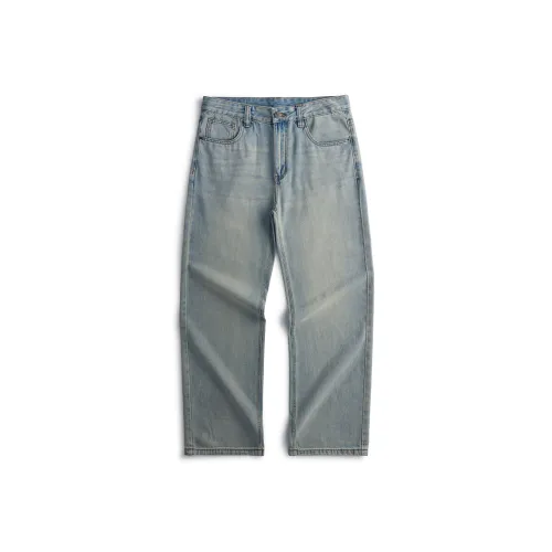 Azvk H2 077 Ностальгические Светло-Синие Мужские Джинсы