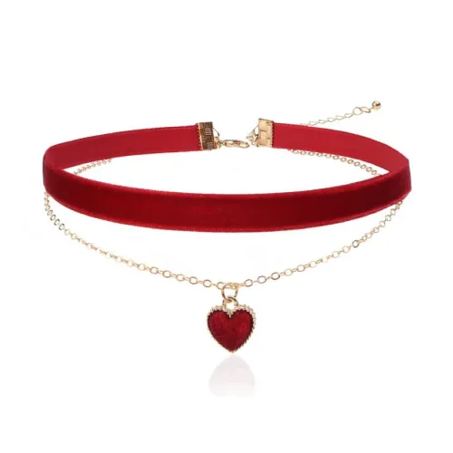 CARAT'S DIARY Сплав Плюш Красный Ожерелья Женские