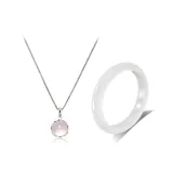 Кристальный Звезда Ледяной Чернила Браслет + Ожерелье Комплект из двух частей