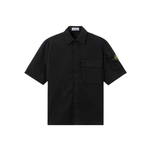 Stone Island Мужские Черные Рубашки