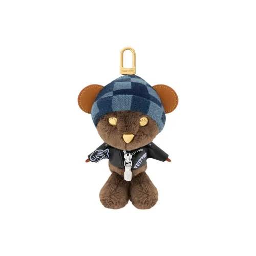 LOUIS VUITTON Nigo Collaboration Синтетический мех Bag Charm Сумка Аксессуар Мужской Черный